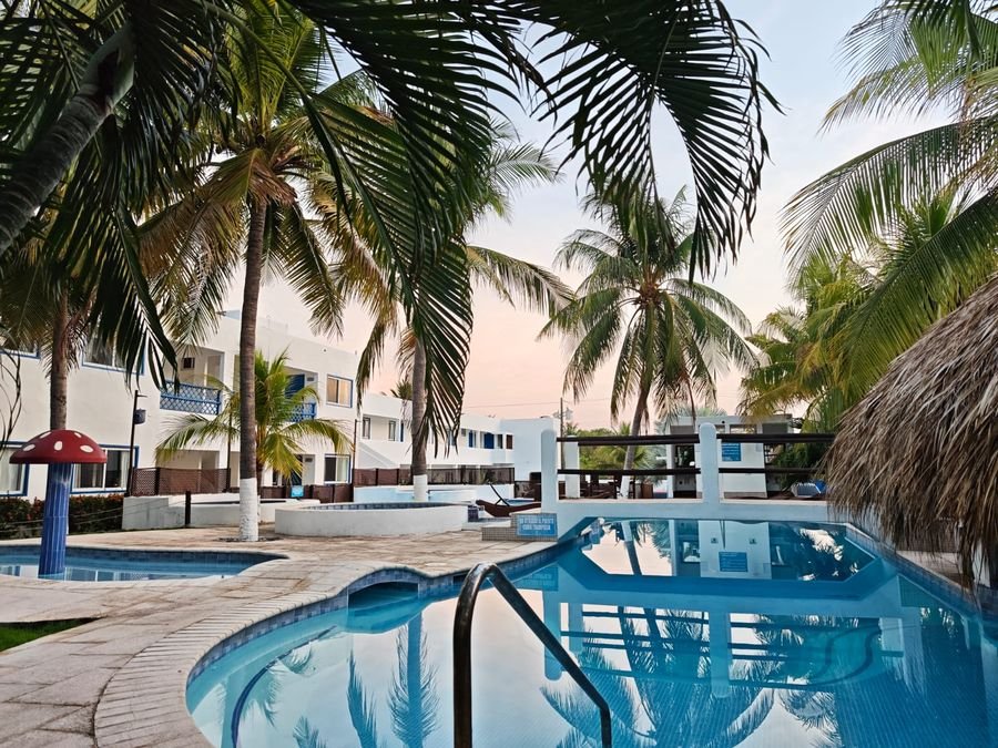 Hotel frente al mar en Monterrico