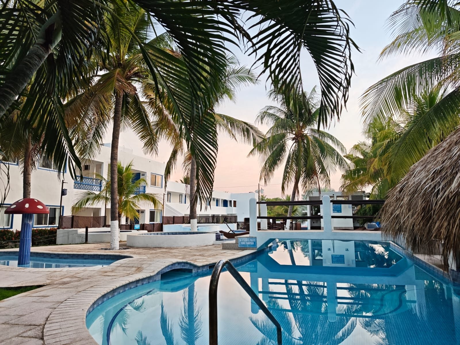 Hotel frente al mar en Monterrico